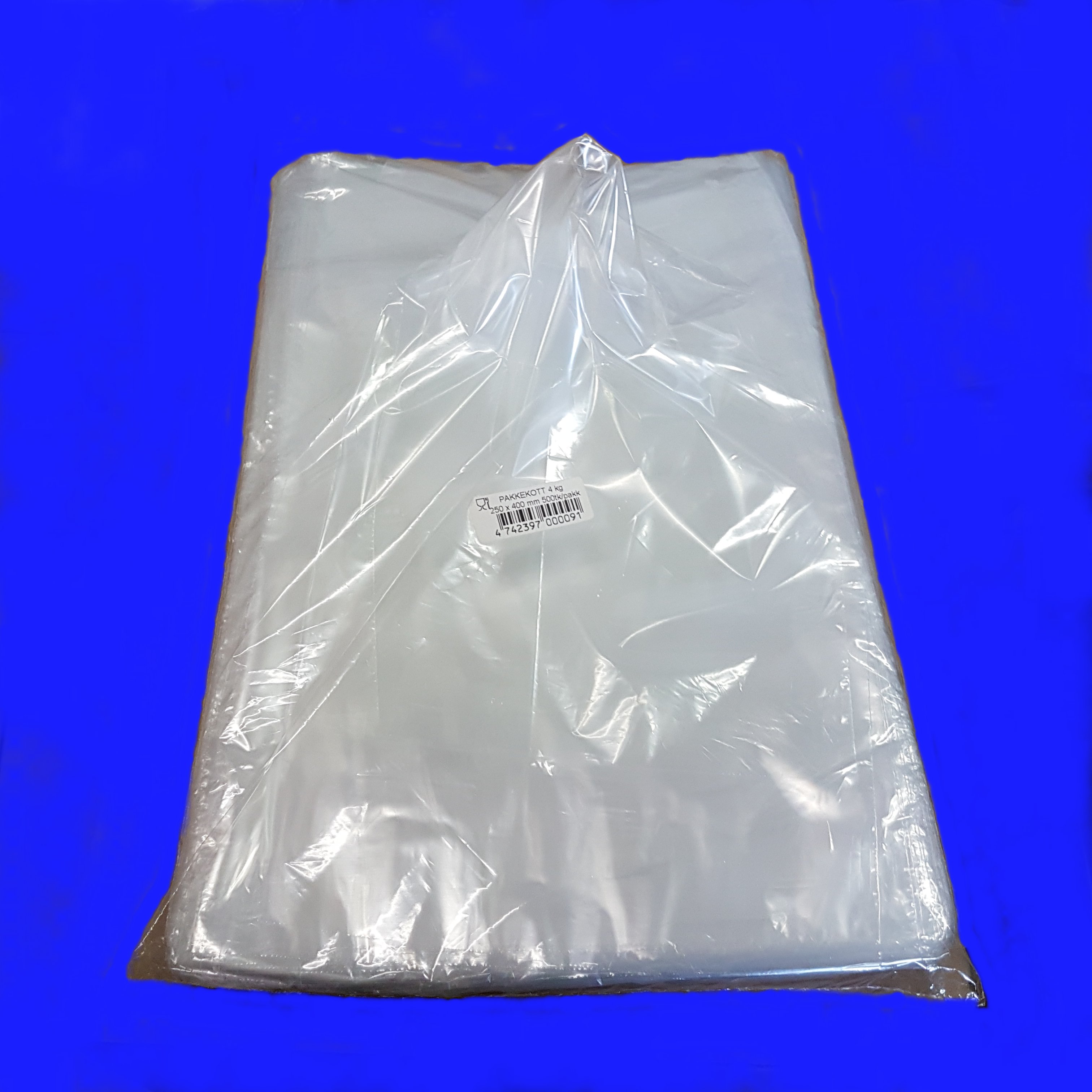 Plastic bags for packaging